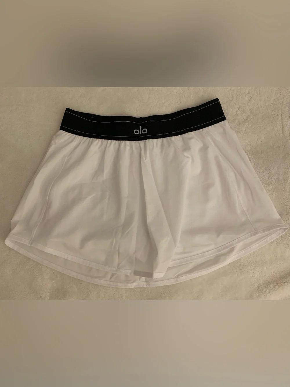 ALO Yoga Match Point Tennis 🎾 Skirt•SMALL•WHITE• BNWOT